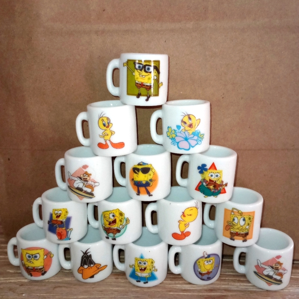 Mini mugs 15 sponge bod and tweety